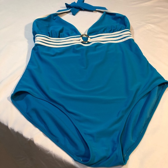 Ann Cole One-piece Swimsuit, Size 12 - Picture 2 of 5